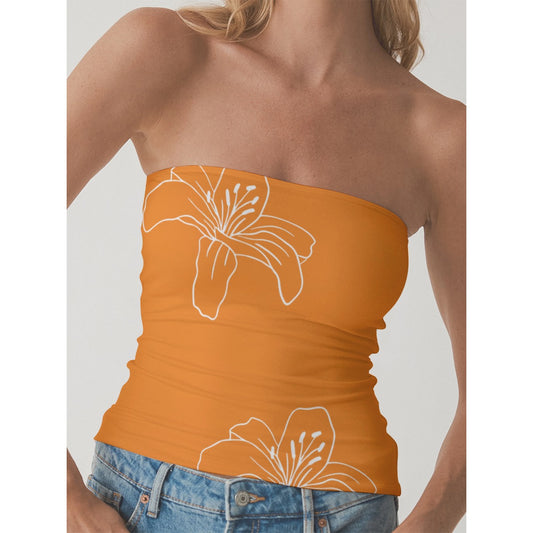 Citrus Blossom Tube Top