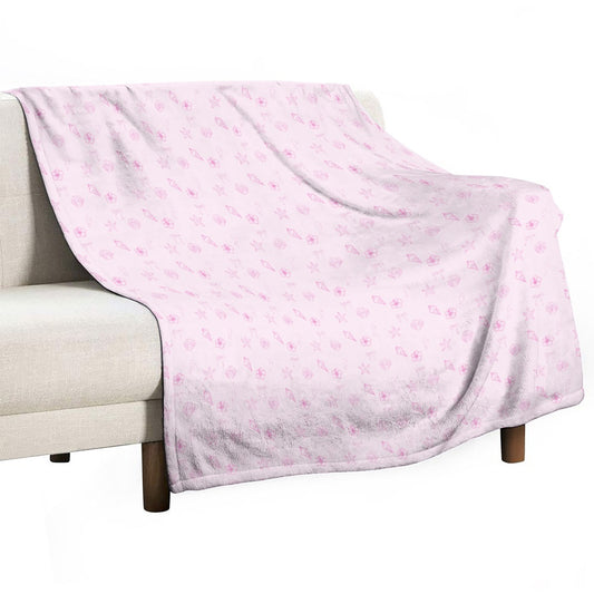 Pink Sands Flannel Blanket