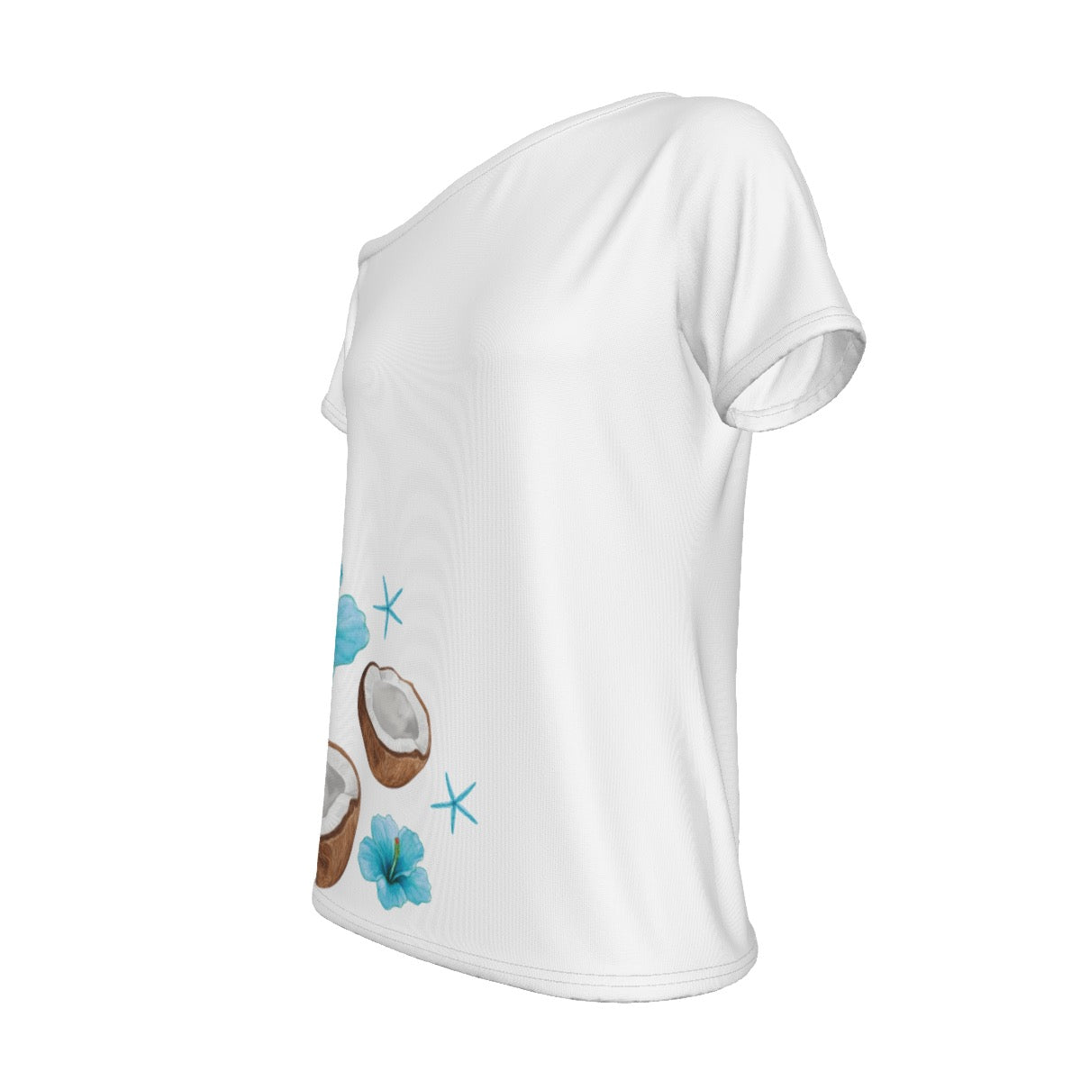 Blue Breeze Women's Off-Shoulder T-shirt