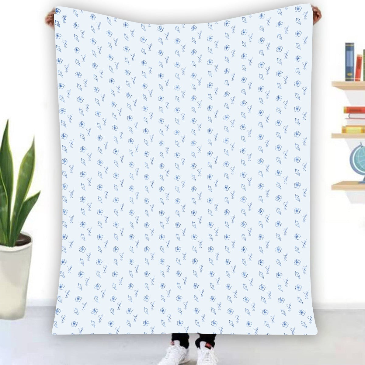 Blue Horizon Flannel Blanket