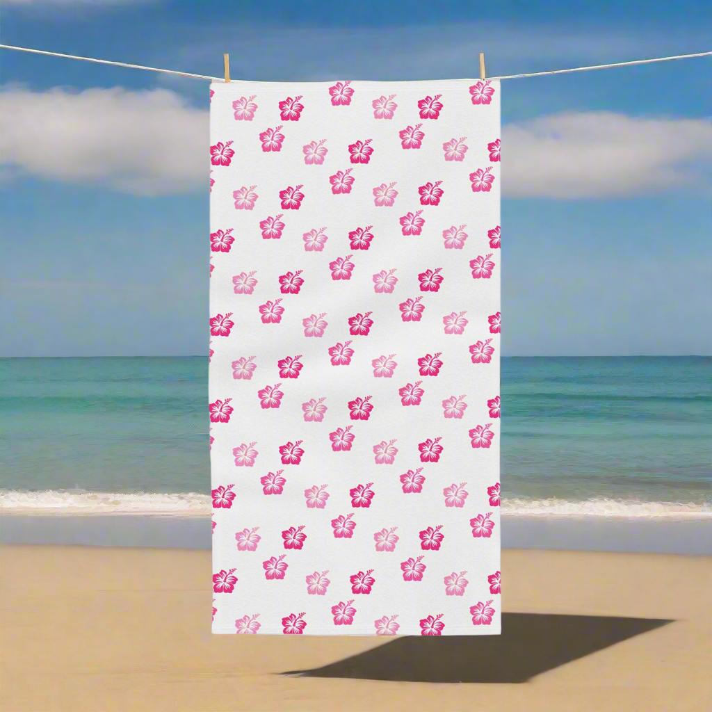 Aloha Blossom Beach Towel